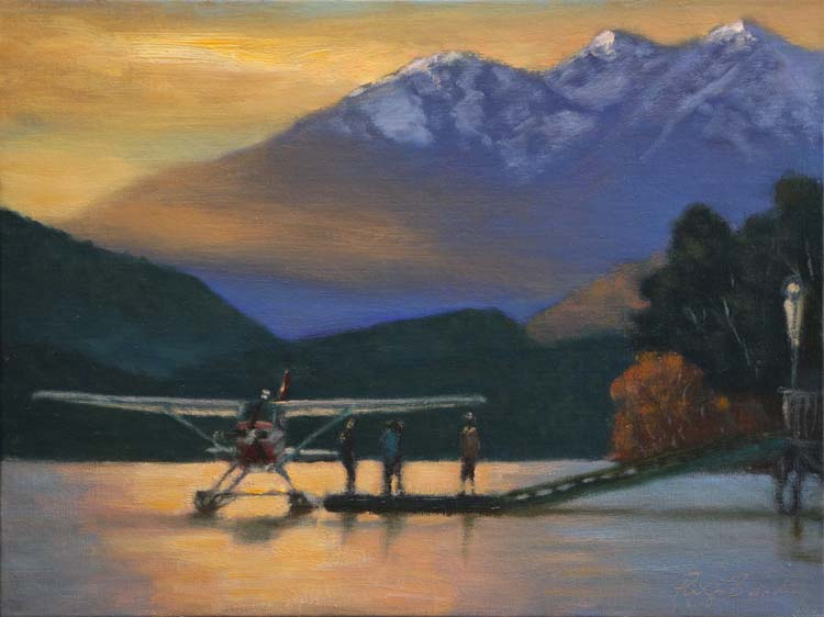 210907 Evening light, Te Anau 4030