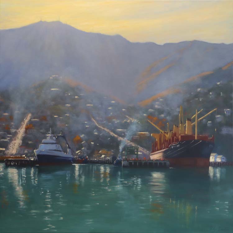 02 250303 Winter morning, Lyttelton 102102